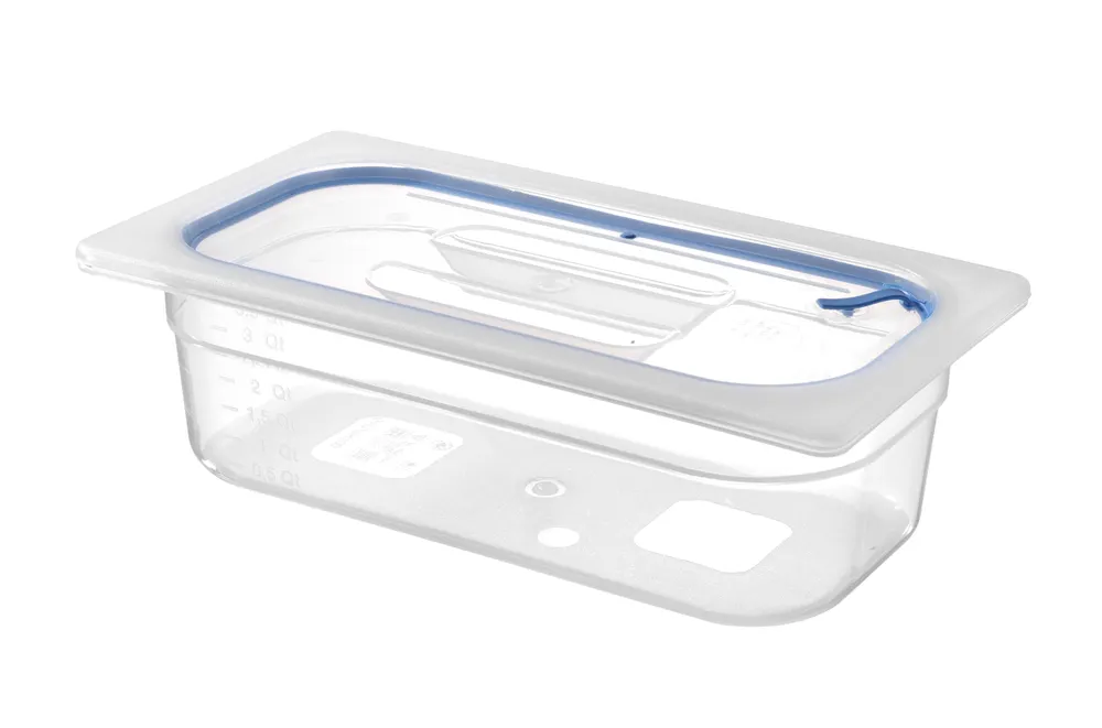 Vis Lid for GN containers made of polypropylene, with seal, HENDI, GN 1/3, Transparent, 325x176mm, bilde 2