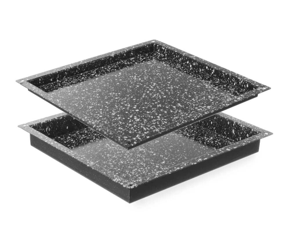 Tray CONVECTOMAT CLASSIC GN 2/3, HENDI, GN 2/3, Black, 354x325x(H)20mm, Rectangular