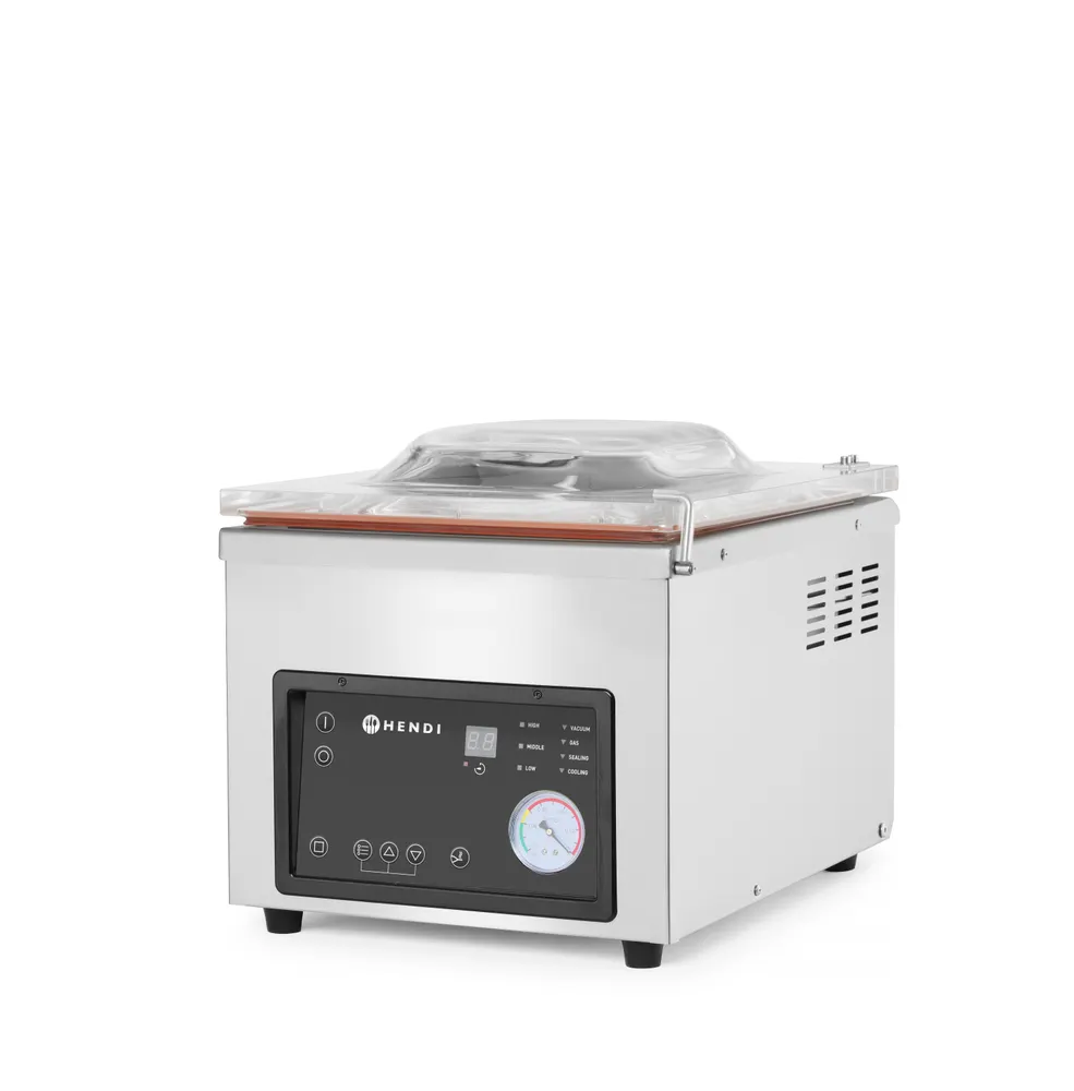 Vis Vacuum chamber packaging machine, HENDI, Profi Line, sealing strip 260 mm, 230V/370W, 330x480x(H)360mm, bilde 2