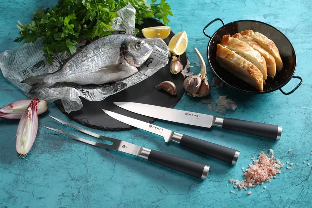 Vis Knife set - 9-piece , HENDI, Black, 445x260x(H)65mm, bilde 5