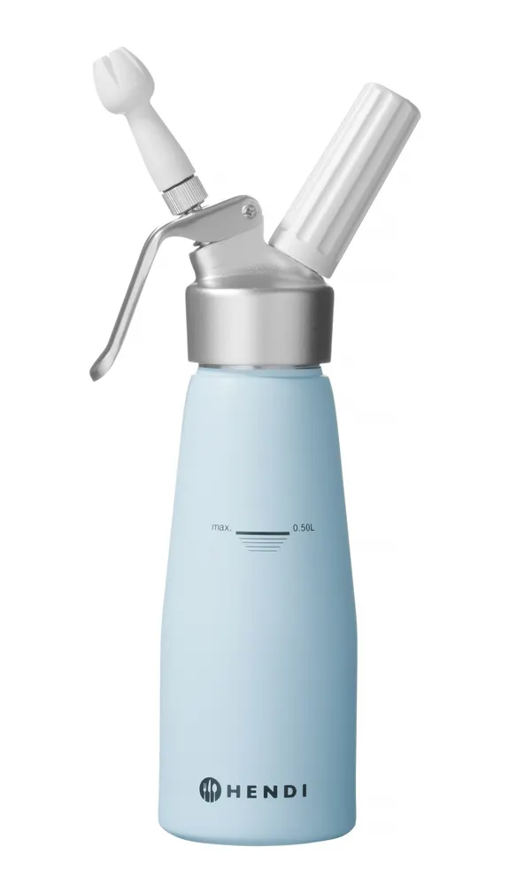 Cream whipper, HENDI, 0,5L, Pastel blue, ⌀80x(H)260mm