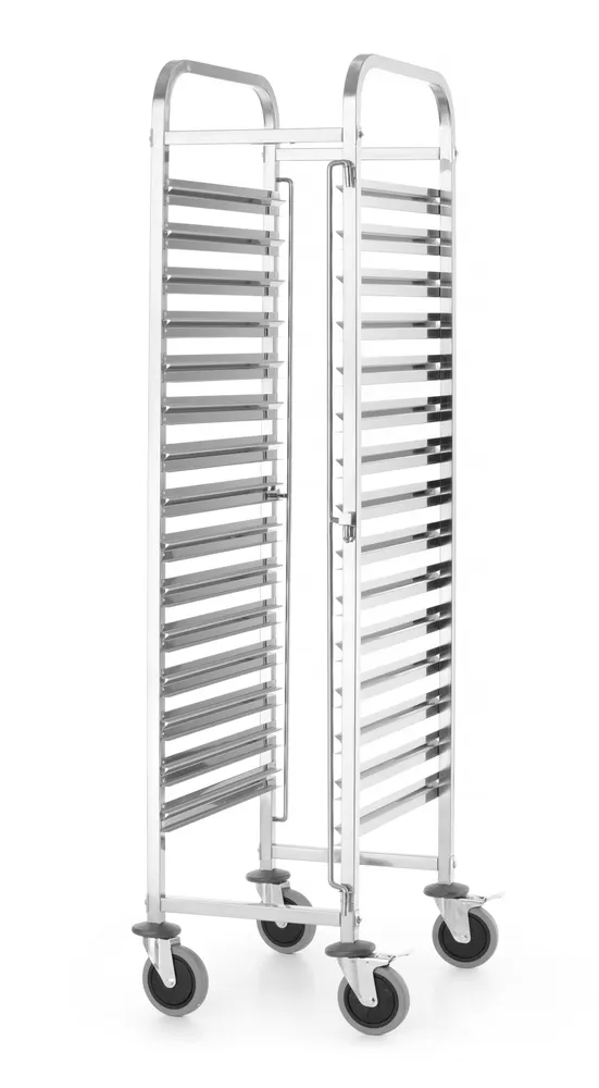 Racking trolley , HENDI, Kitchen Line, GN 1/1, Silver, 380x550x(H)1705mm