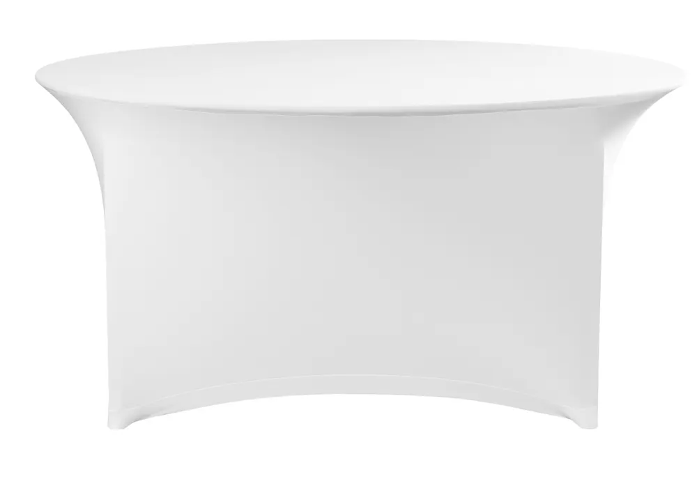 Table cover, round, HENDI, Kitchen Line, 810996, White, ⌀1500x(H)760mm