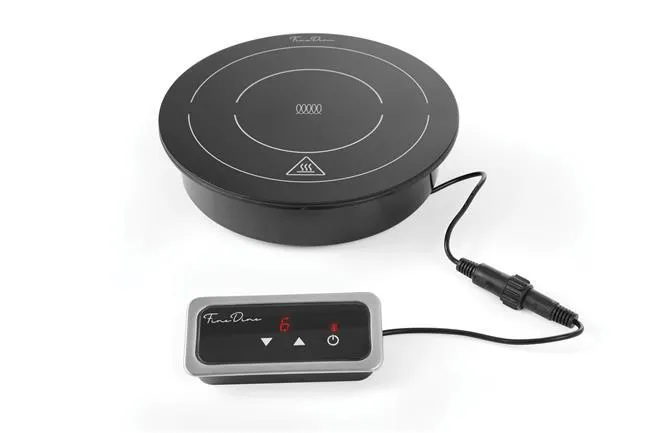 Vis Induction heater 800W, Fine Dine, Black, 230V/800W, ⌀245x(H)80mm, bilde 3