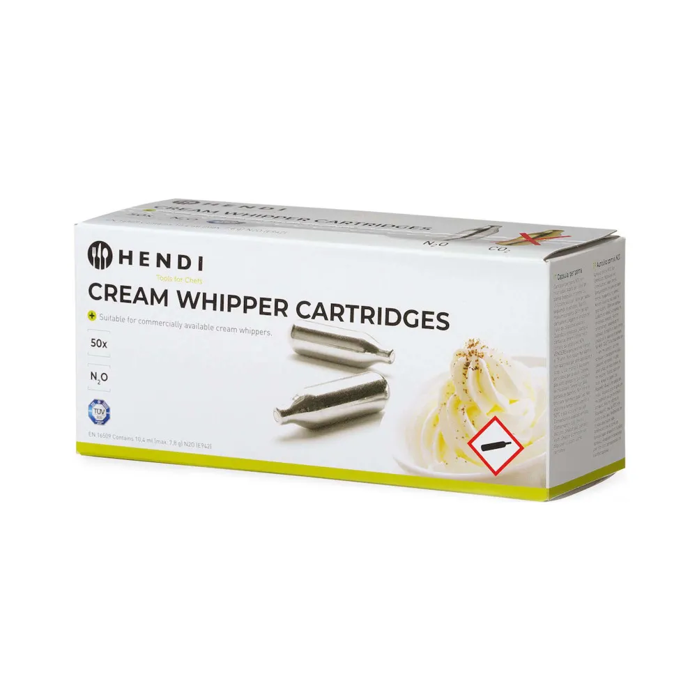 Vis Cream whipper chargers, HENDI, Silver, 50 pcs, bilde 5