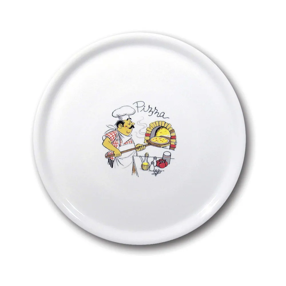Vis Pizza plate Traditional, HENDI, White, ⌀330mm, bilde 2