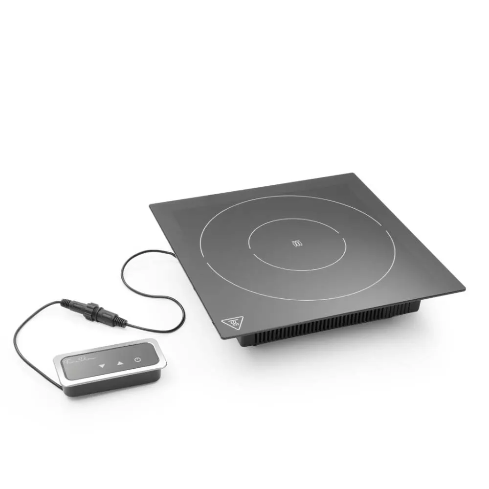 Vis Built-in induction heater, 1000 W, Fine Dine, Black, 230V/1000W, 350x397x(H)85mm, bilde 3