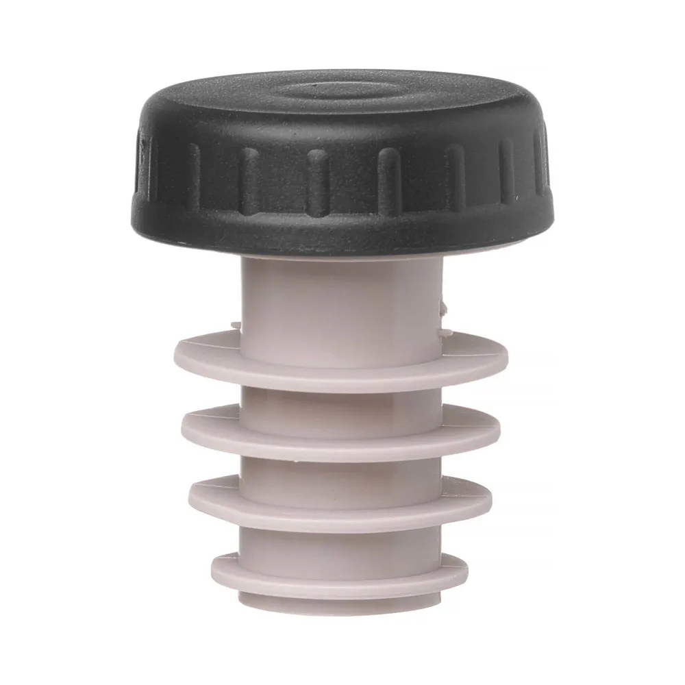 Vis Stopper with cap, BarUp, Black, 6 pcs., ⌀30x(H)37mm, bilde 2