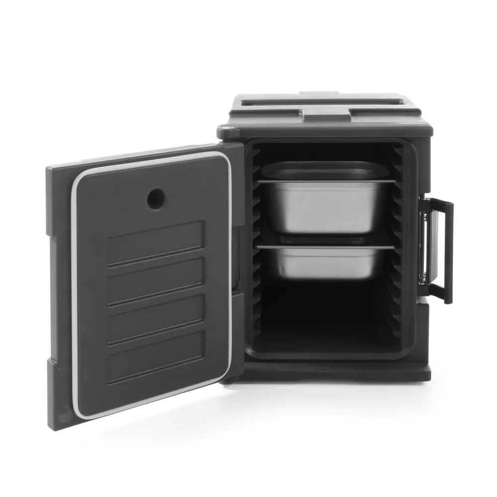 Vis Thermo catering container 2x GN 1/1 200, AmerBox, Dark grey, 477x680x(H)620mm, bilde 2