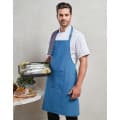 P154 Bib Apron with Pocket Brun