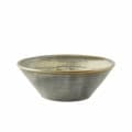 TerraPorcel Matt Grey Conical Bowl 14cm